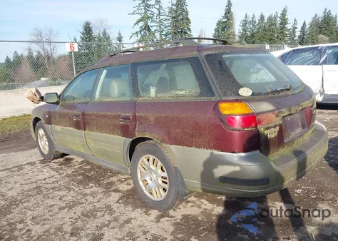 2001 Subaru Outback H6-3.0 z USA, uszkodzony, nr VIN 4S3BH896317653860